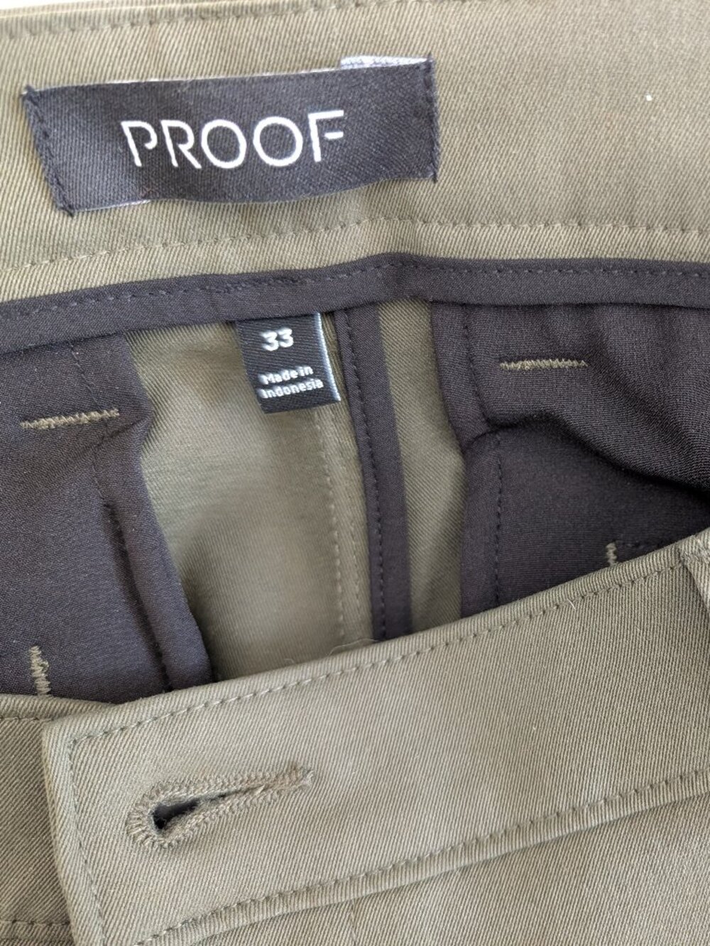 Excellent Condition Proof Nomad Chino (Huckberry)- 33X31